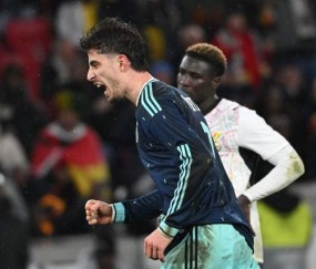 1.1亿先生空欢喜，哈弗茨点射建功！2-1绝杀，德国豪取7连胜